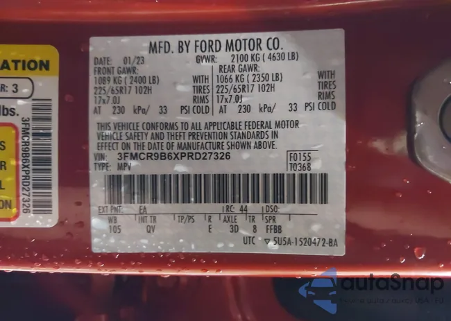 3FMCR9B6XPRD27326: 44236165