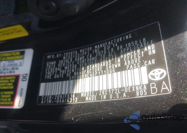 5YFBURHE4EP111066: 44237331