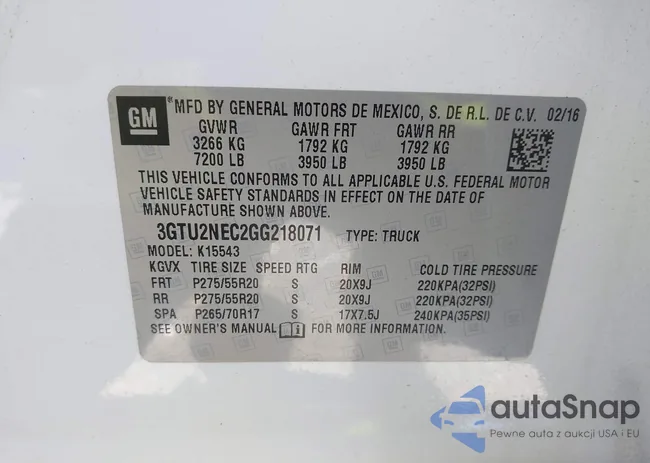 3GTU2NEC2GG218071: 44237389