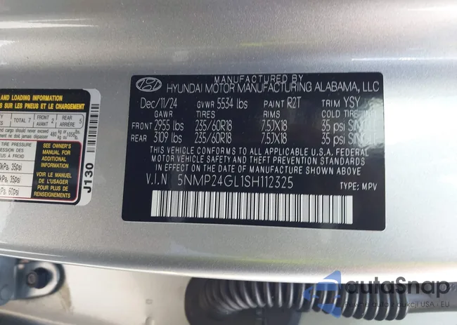 5NMP24GL1SH112325: 44237566