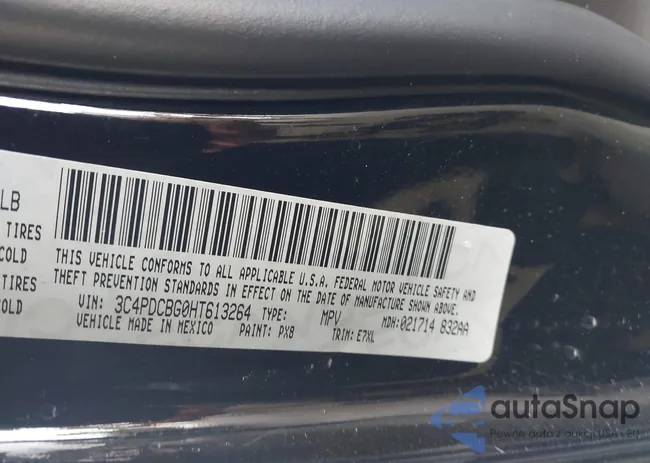 3C4PDCBG0HT613264: 44237653