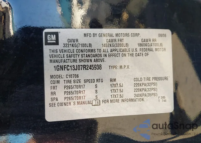 1GNFC13J07R245938: 44237660