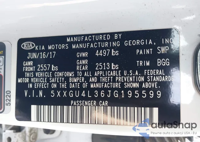 5XXGU4L36JG195599: 44237685