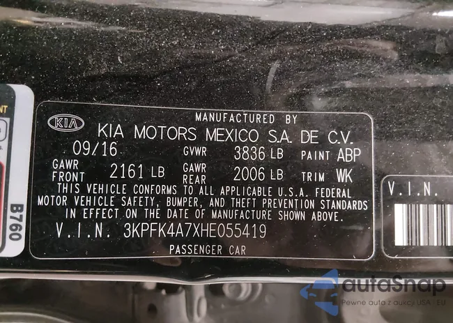 3KPFK4A7XHE055419: 44237698