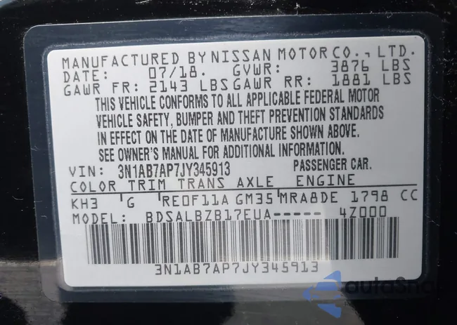 3N1AB7AP7JY345913: 44237810