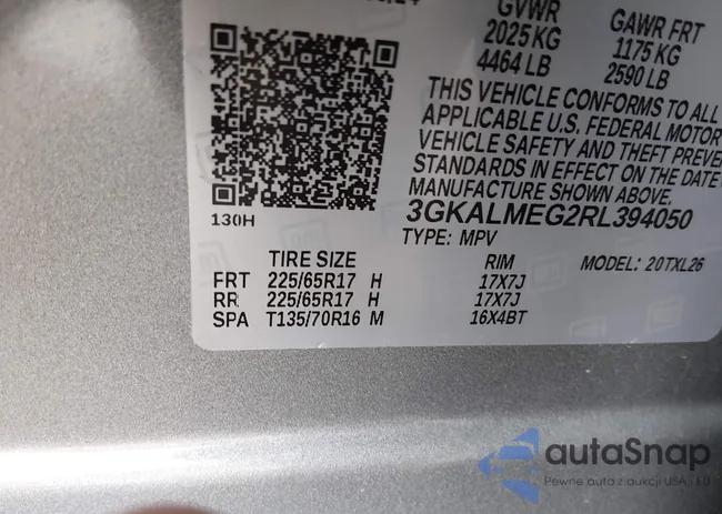 3GKALMEG2RL394050: 44237881