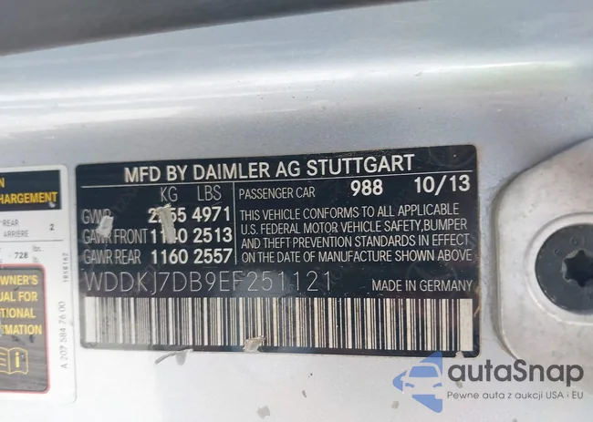 WDDKJ7DB9EF251121: 44236936