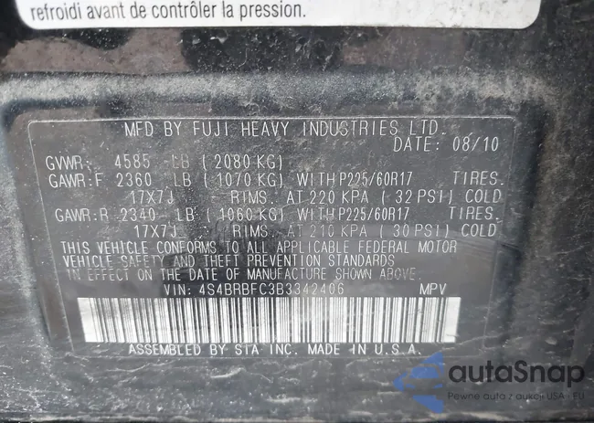 4S4BRBFC3B3342406: 44236994