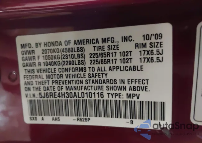 5J6RE4H30AL010116: 44237166