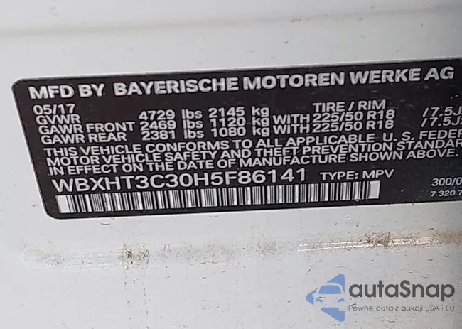 WBXHT3C30H5F86141: 44237209