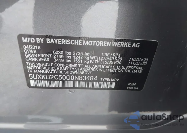 5UXKU2C50G0N83484: 44238338