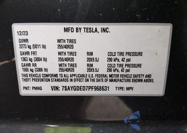 7SAYGDED7PF968631: 44238423