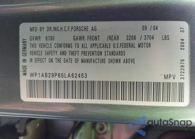 WP1AB29P65LA62453: 44238498