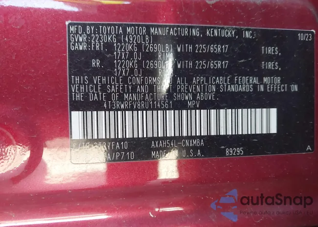 4T3RWRFV8RU114561: 44238618