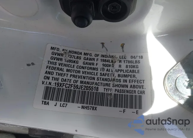 19XFC2F59JE205518: 44238651