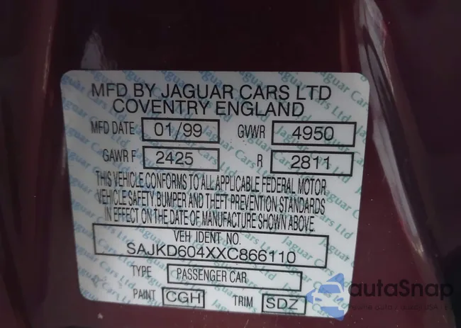 SAJKD604XXC866110: 44238675