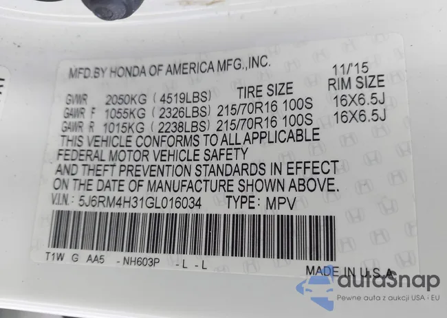 5J6RM4H31GL016034: 44238788