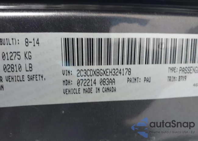 2C3CDXBGXEH324178: 44237954