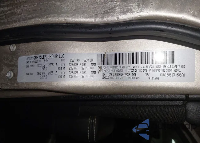 1C4PJLAB1FW547538: 44238211