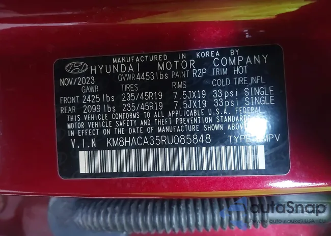 KM8HACA35RU085848: 44239331