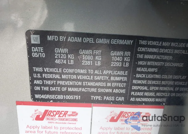 W04GR5EC8B1005751: 44239443