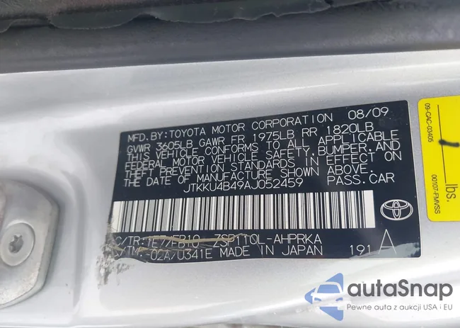 JTKKU4B49AJ052459: 44239471