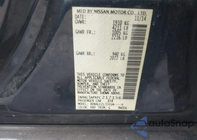 1N4AL3APXFC217156: 44239495