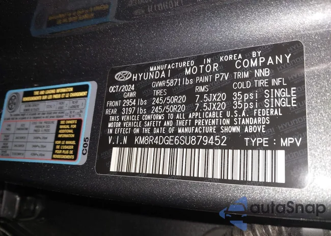 KM8R4DGE6SU879452: 44239517