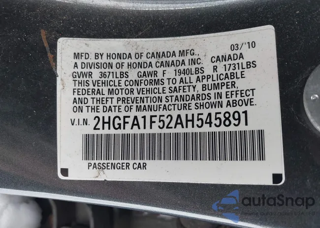 2HGFA1F52AH545891: 44239539