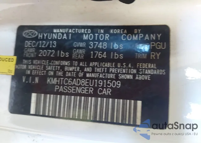 KMHTC6AD8EU191509: 44239619