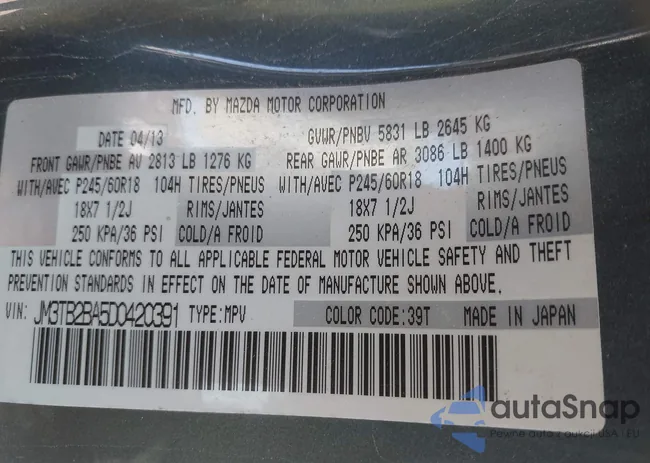 JM3TB2BA5D0420391: 44239625