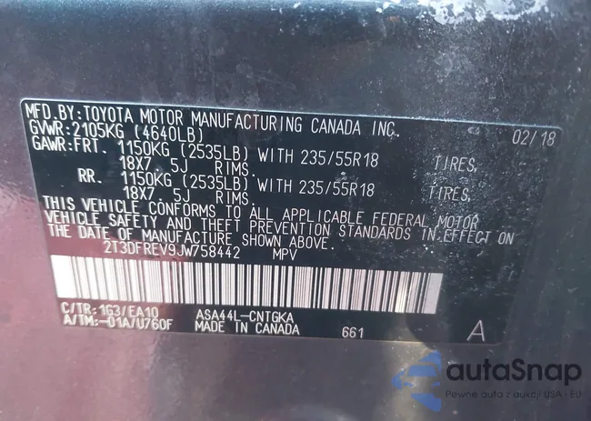 2T3DFREV9JW758442: 44239702