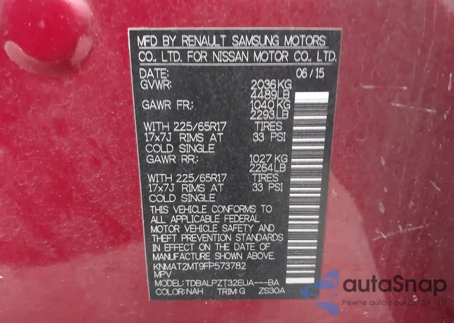 KNMAT2MT9FP573782: 44239737