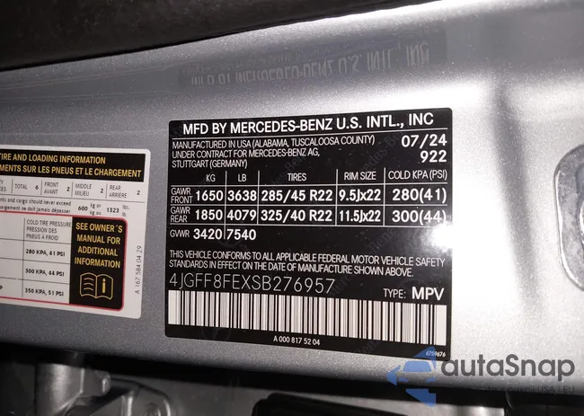 4JGFF8FEXSB276957: 44239833