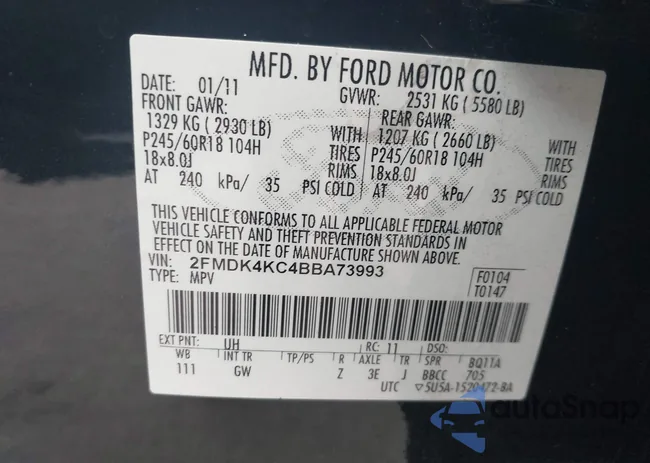 2FMDK4KC4BBA73993: 44238919