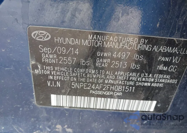 5NPE24AF2FH081511: 44238980