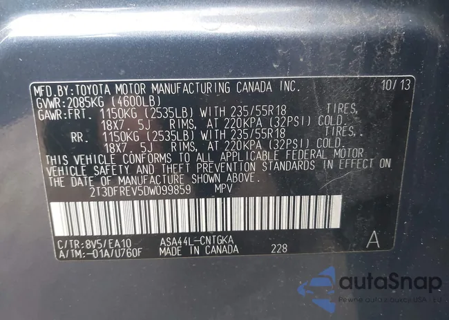 2T3DFREV5DW099859: 44239045