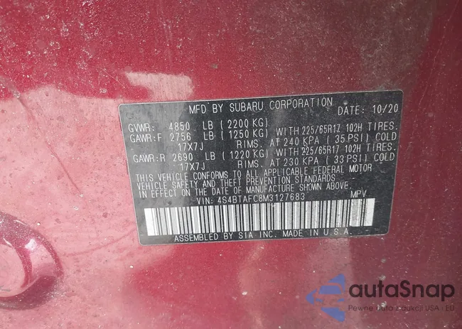 4S4BTAFC8M3127683: 44239103