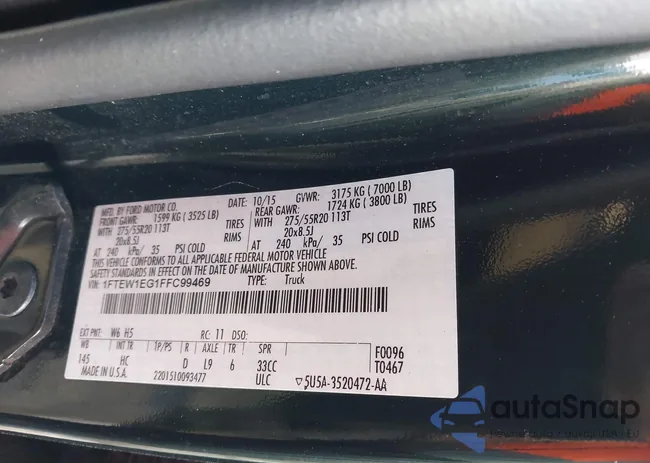 1FTEW1EG1FFC99469: 44239198