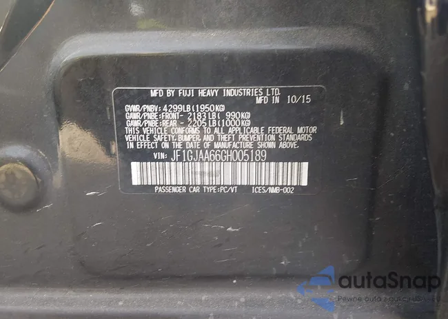 JF1GJAA66GH005189: 44240305