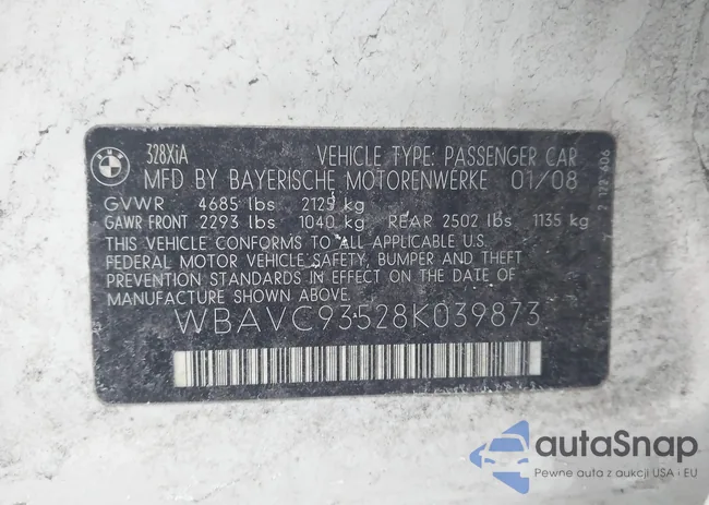 WBAVC93528K039873: 44240384