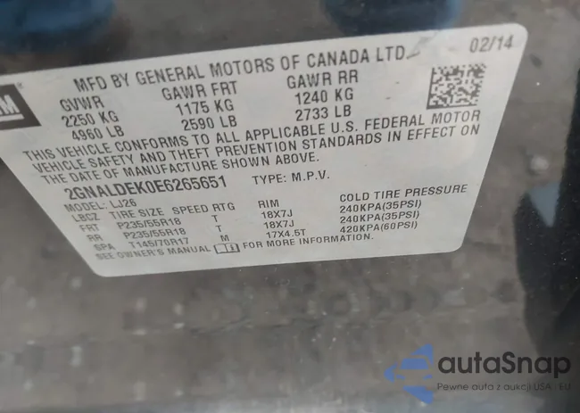 2GNALDEK0E6265651: 44240456