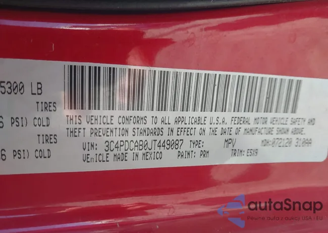 3C4PDCAB0JT449087: 44240729