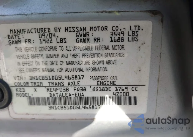 3N1CB51D05L465817: 44240821