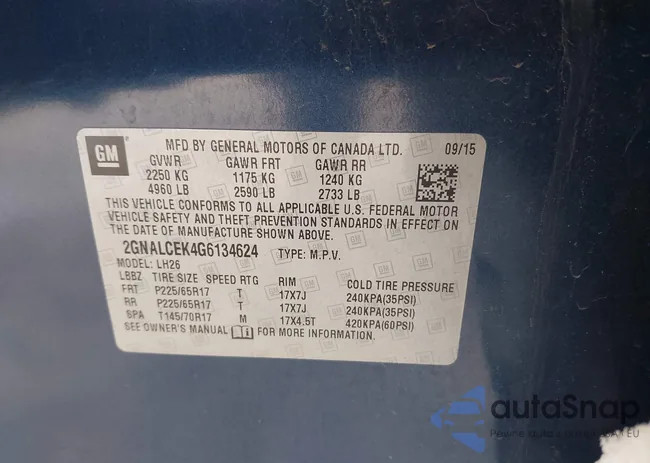 2GNALCEK4G6134624: 44239946