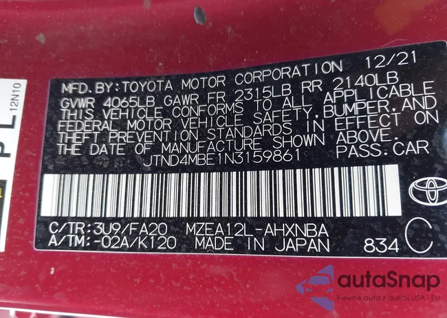 JTND4MBE1N3159861: 44239953