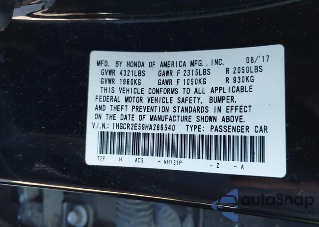 1HGCR2E59HA286540: 44240067