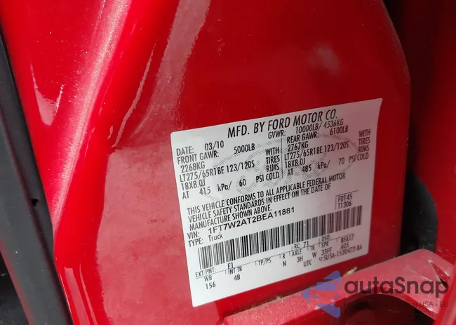 1FT7W2AT2BEA11881: 44240153