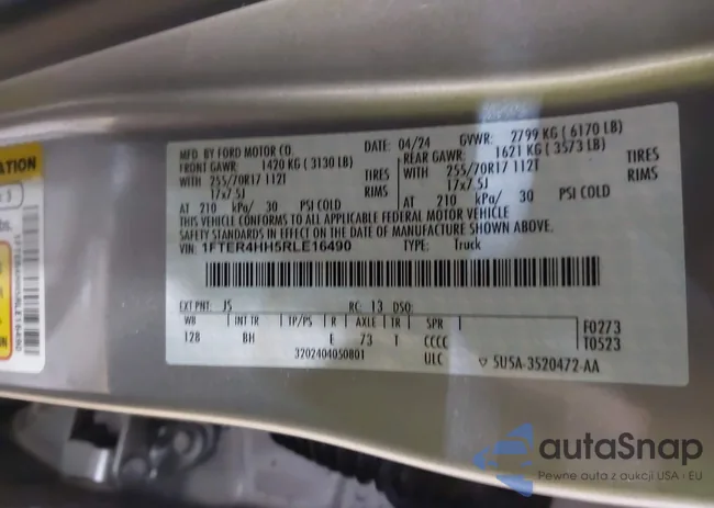 1FTER4HH5RLE16490: 44240175