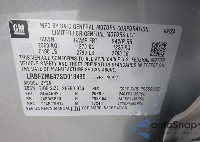 LRBFZME47SD018430: 44240188